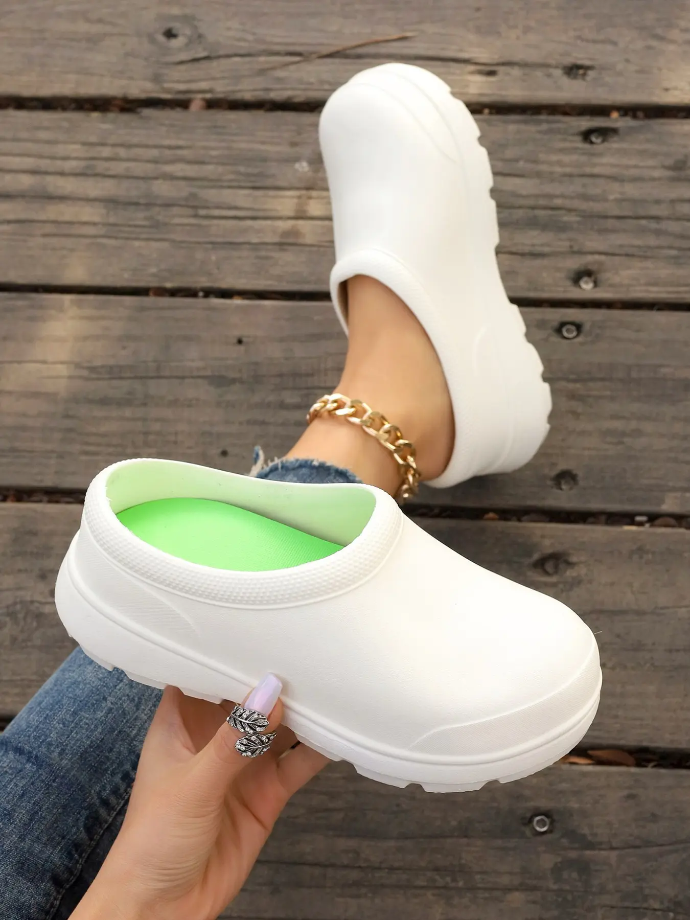 Unisex Eva Waterproof Sandals, Lightweight Slip-On Shoes, Comfortable Large Sizes Available, Ideal for All Seasons, Minimalist Style