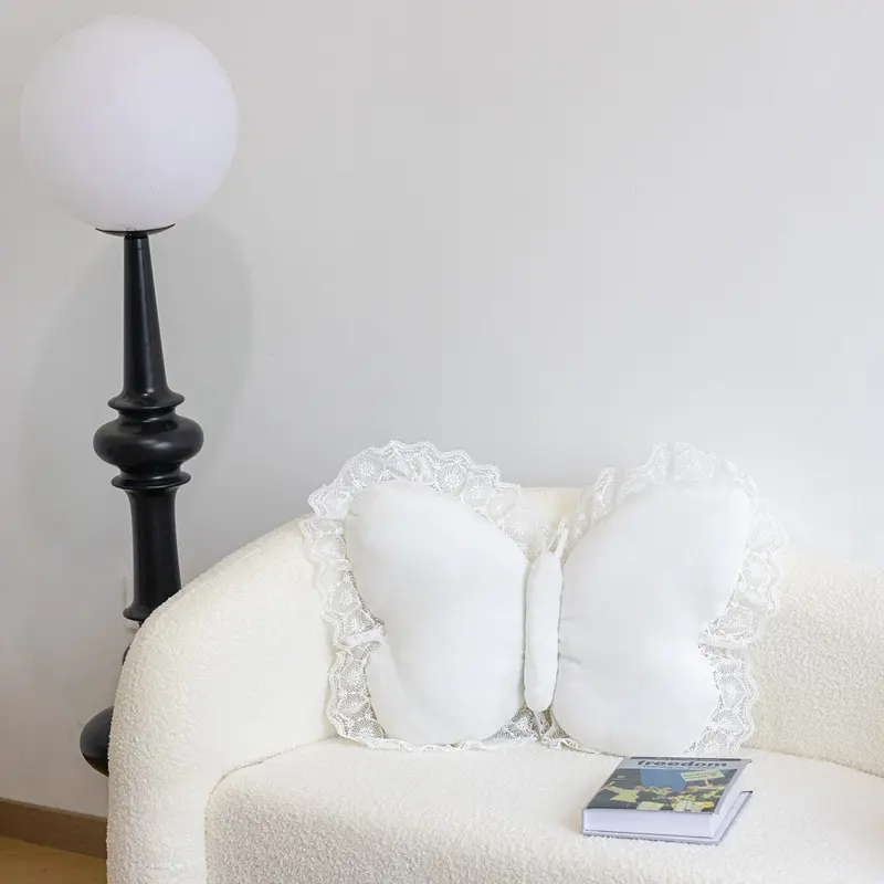 Butterfly Shaped Cushion, Cute Bedroom Sofa Decoration, Home Fun Ornament, Adorable Pillow for Living Room Decor, Unique Gift Idea