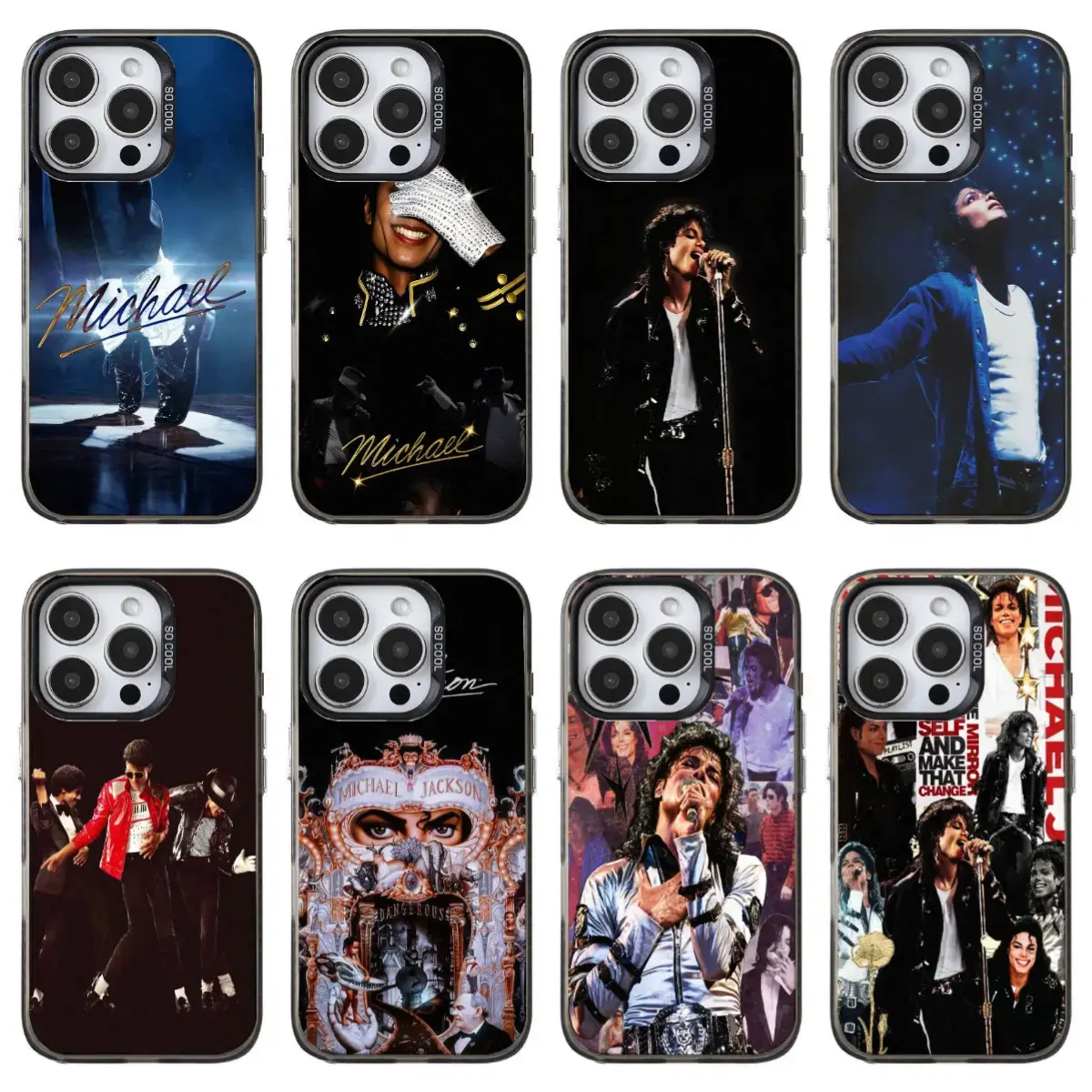 Michael Jackson Phone Case for iPhone 13 14 15 16 17 Pro Max Music Icon TPU Shockproof Protective Cover Aesthetic Gift for Fans
