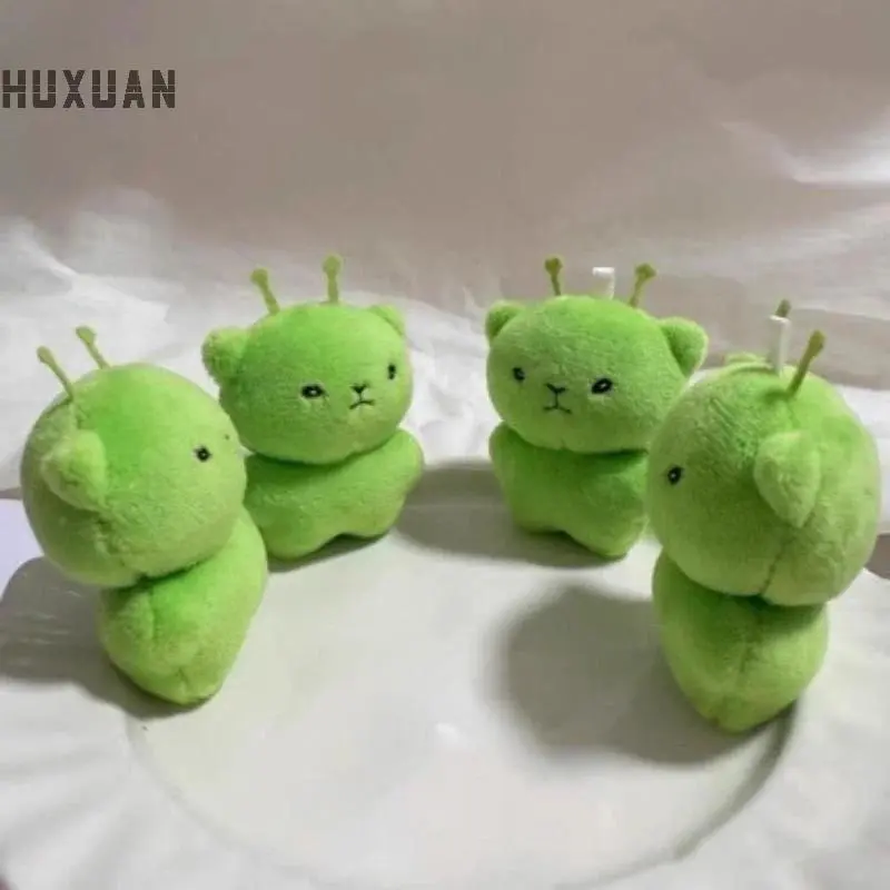 Party Gift Alien Cat Plush Toy Cartoon Stuffed Animal Keychain Accessories Creative Ugly Cute Backpacks Pendant