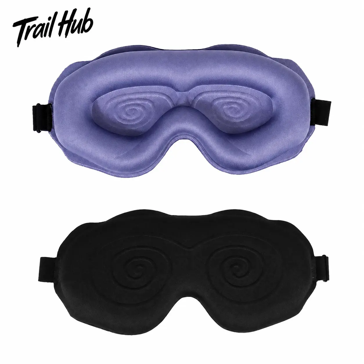 Premium Unisex 3D Contoured Sleep Mask with Total Blackout Technology, Ultra-Soft Skin-Safe Polyester Foam Padding, Lash Extension Friendly Fit, Ergonomic Side-Sleeper Design, Ideal for Air Travel, Home Use, and Restful Night Sleep