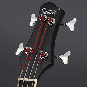 GLARRY Full Size Acoustic Electric Bass Guitar Beginner Kit, Cutaway 4 Strings Electric Acoustic Bass Guitar w/Inbuilt Tuner, Bag, Strap, Picks, Strings, Basswood Bass Guitarra