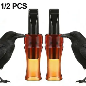 1/2 Count Crow Caller Whistle – Raven Portable Crow Luring Whistle, Realistic Sound Imitation for Attracting Crows, Durable Outdoor Hunting Accessory Suitable for Beginners and Professionals an Ideal Gift for Nature Lovers and Beginners