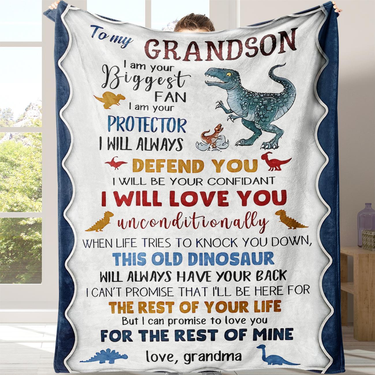 Dinosaur Print Cozy Blanket, 1 Count Soft Comfortable Warm Napping Throw, Sleeping Bedding Supplies for Home Office Travel Decorative Giftable Blankets #TOP PICKS