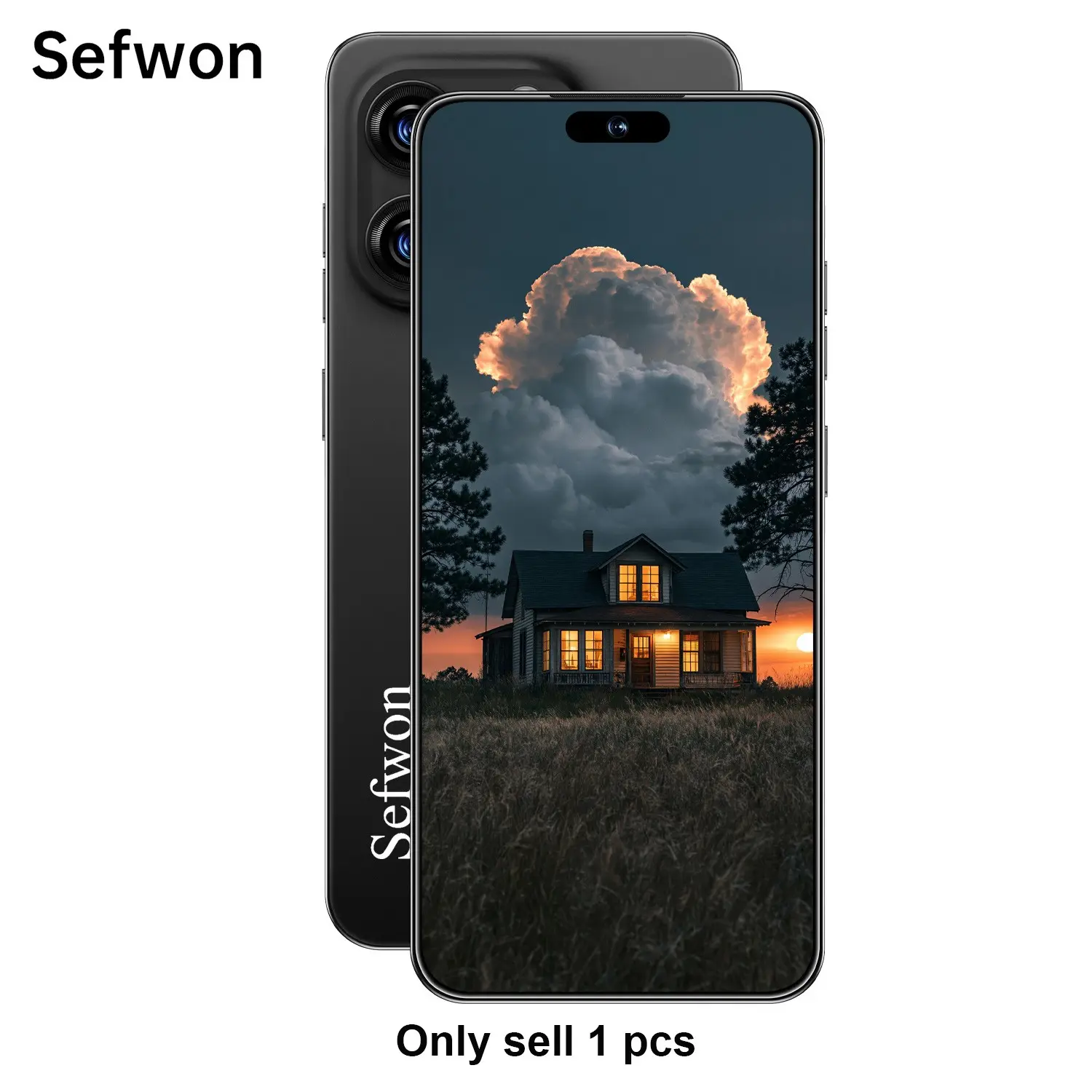 New Sefwon I16 Ultra Android Unlocked Smartphone, 4g Network, Dual Sim, 6.93-Inch Screen, Octa-Core Cpu, 4GB+64GB RAM, 4100mah Battery, 5mp+13mp Camera