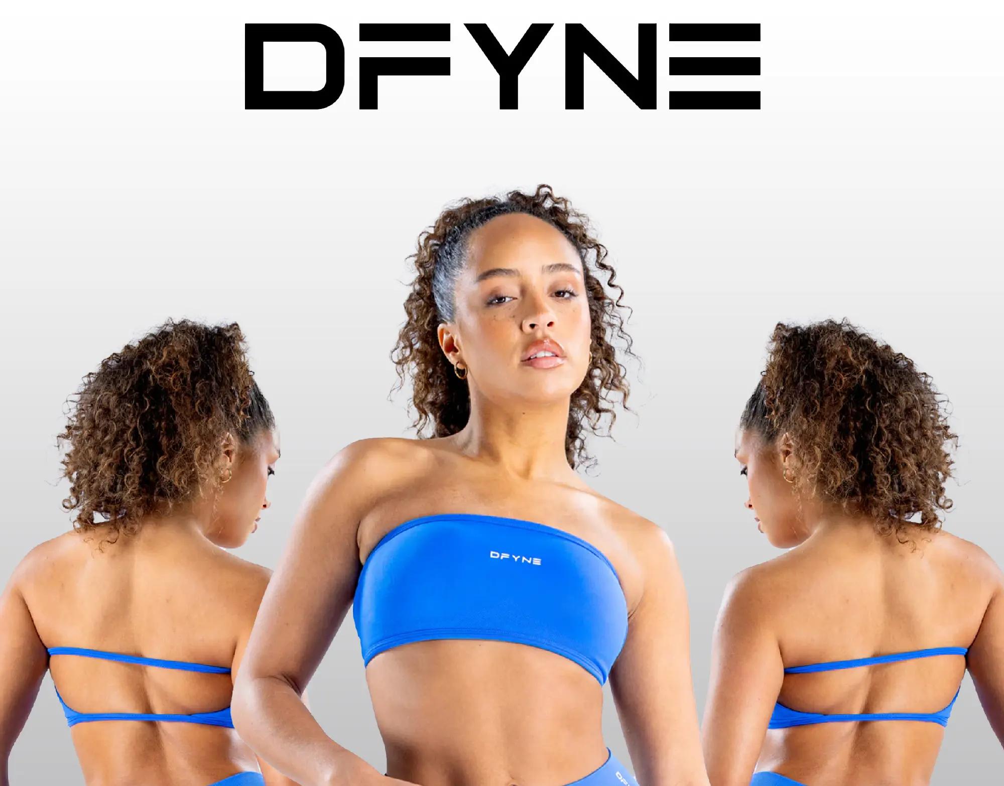DFYNE Backless Bandeau Sports Bra |   Highly breathable design, comfortable for fitness training and everyday wear.