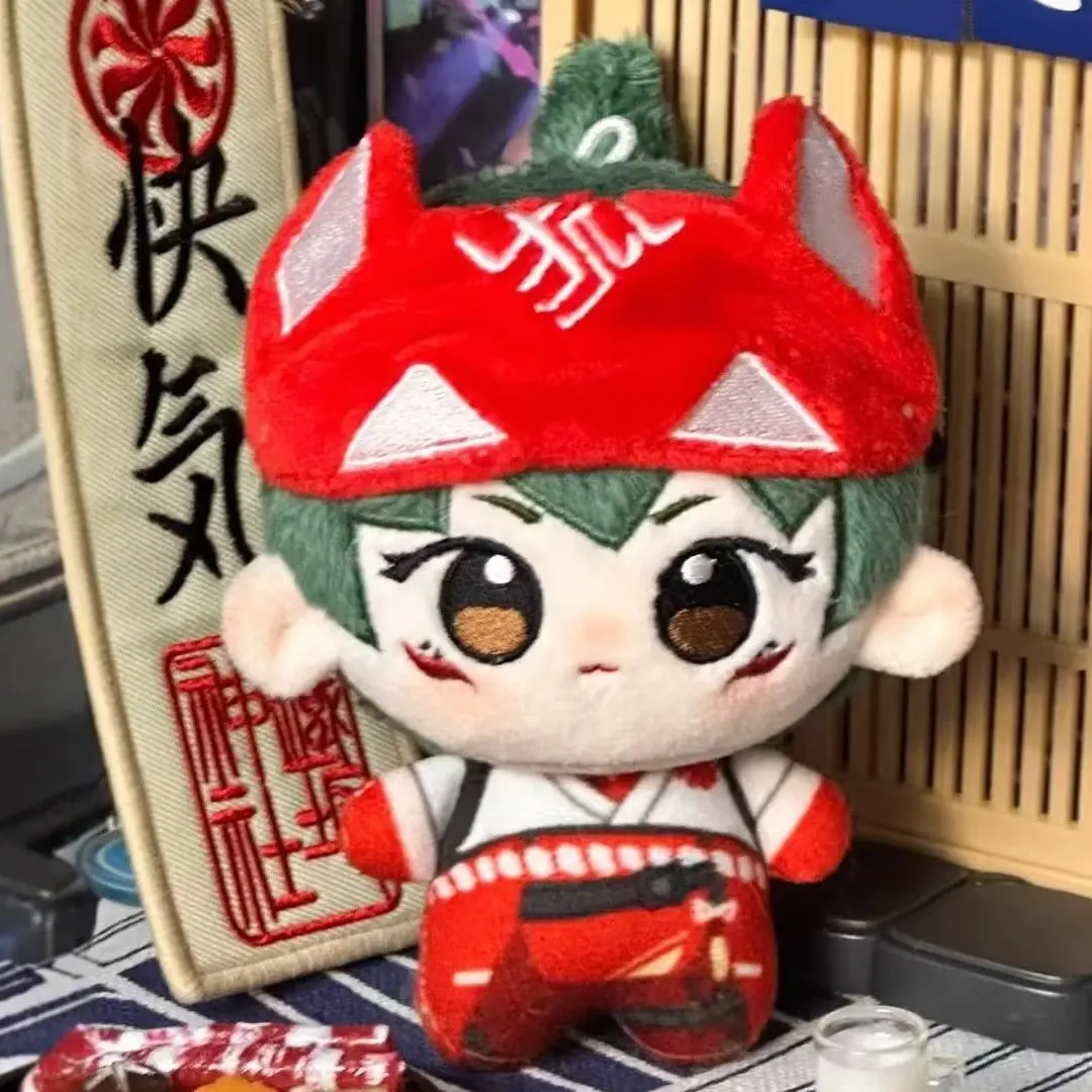 10cm Overwatch Venture Kiriko Plushie Figures Kawaii Kiriko Cosplay Stuffed Plush Doll Toys Pendants Keychain Birthday Xmas Gift