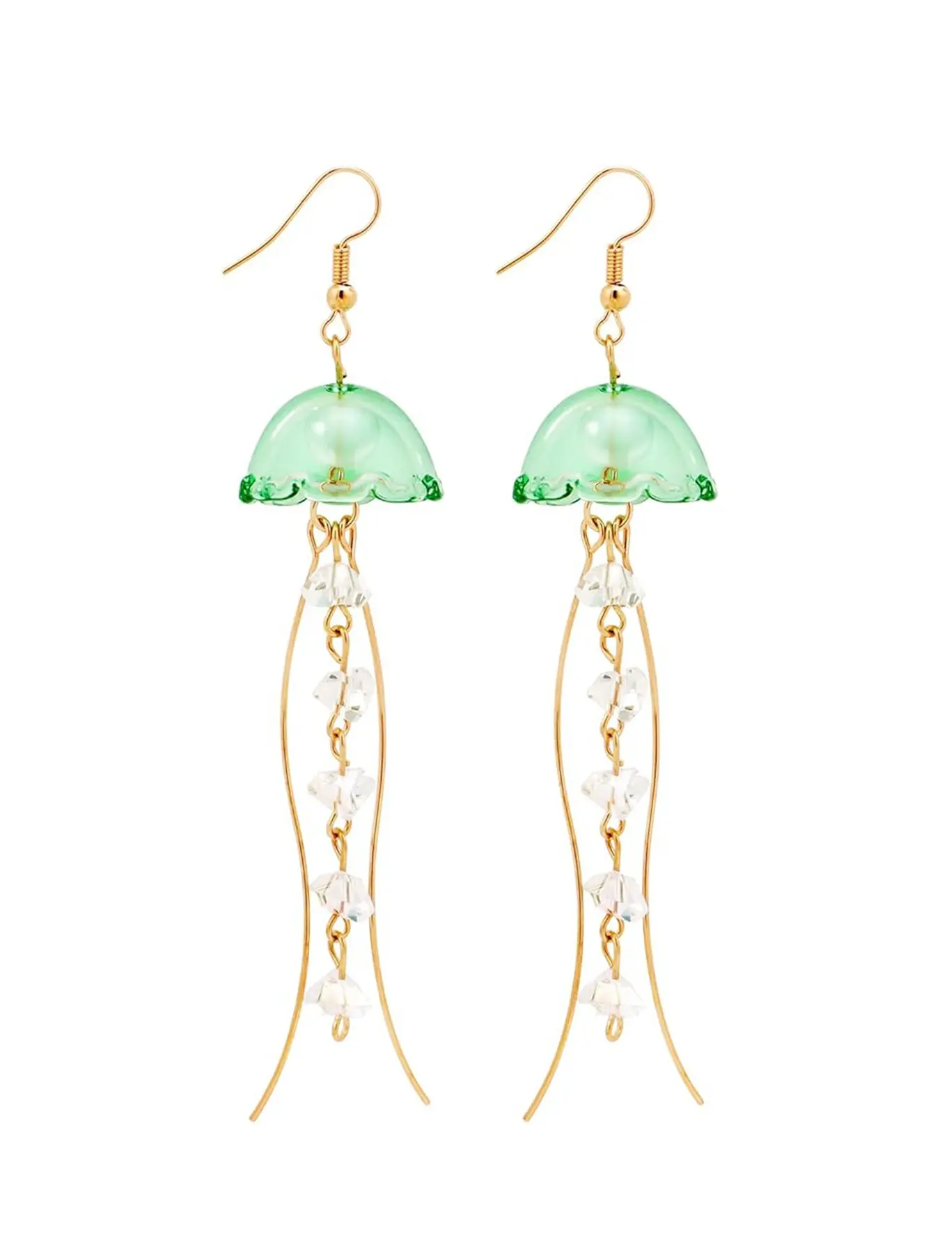 Jellyfish Dangle Drop Earrings for Women,Charm Beach Earrings,Hawaiian Vacation Music Festival Accessories, Birthday Anniversary Holiday Gifts for Women