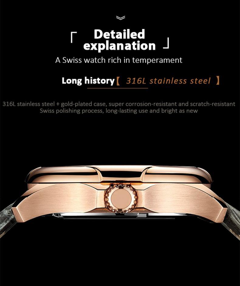 Classic Men's Business Watch with Leather Strap, Analog Quartz Movement with Date Display, Daily Waterproof, Quartz Watch, Waterproof For Daily Wear, Calendar Dial, Round Face, Quartz Drive