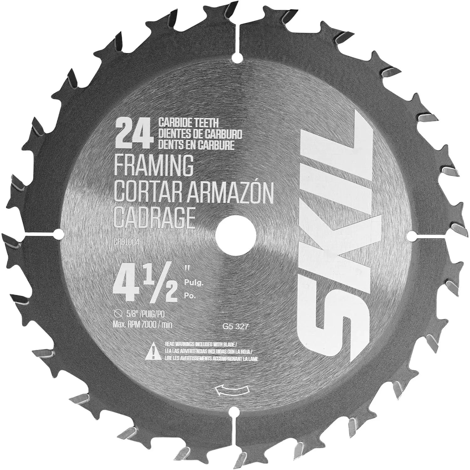 SKIL 4-1/2 in.24-Tooth & 40-Tooth Carbide Saw Blade Set-CRB1003-2