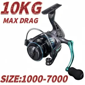Giant Fin King Dk1000-7000 Series Outdoor Fishing Reel, Versatile Fishing Tool for Rivers, Lakes, and Saltwater, Ideal for Multiple Scenarios
