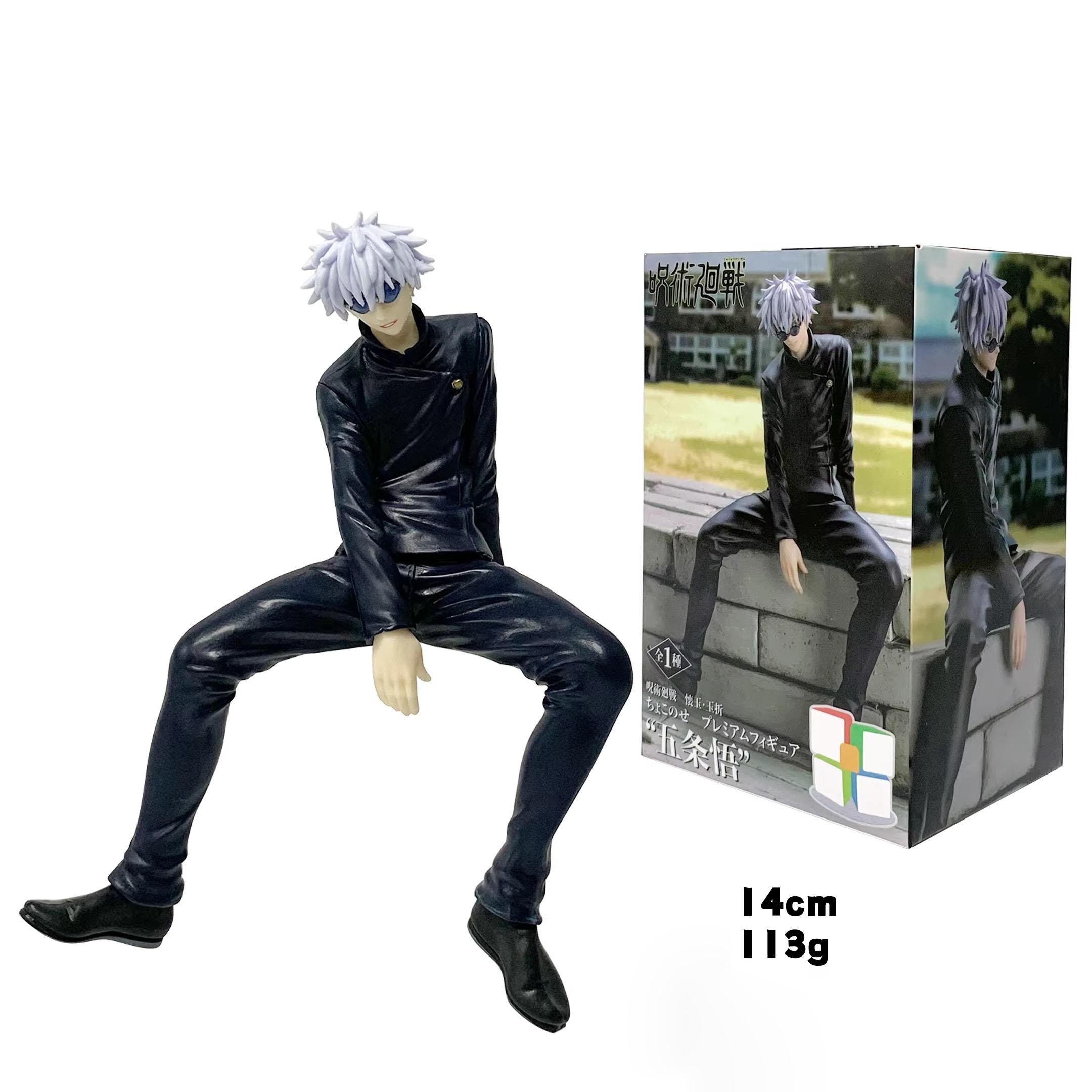 17CM Satoru Gojo Jujutsukaisen Figure Anime Noodle Stopper Animation Model Artwork  Toy Gift Collection Decoration Ornaments PVC
