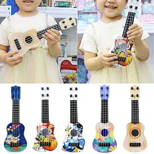 Mini Ukulele Guitar Toy Skill Improving Classical Early Educational Musical toy for kids, viral toy, novelty play toy, kidult fidget toy, birthday gift toy, safe play toy, indoor outdoor toy, travel mini toy, satisfying sensory toy, holiday party gift toy