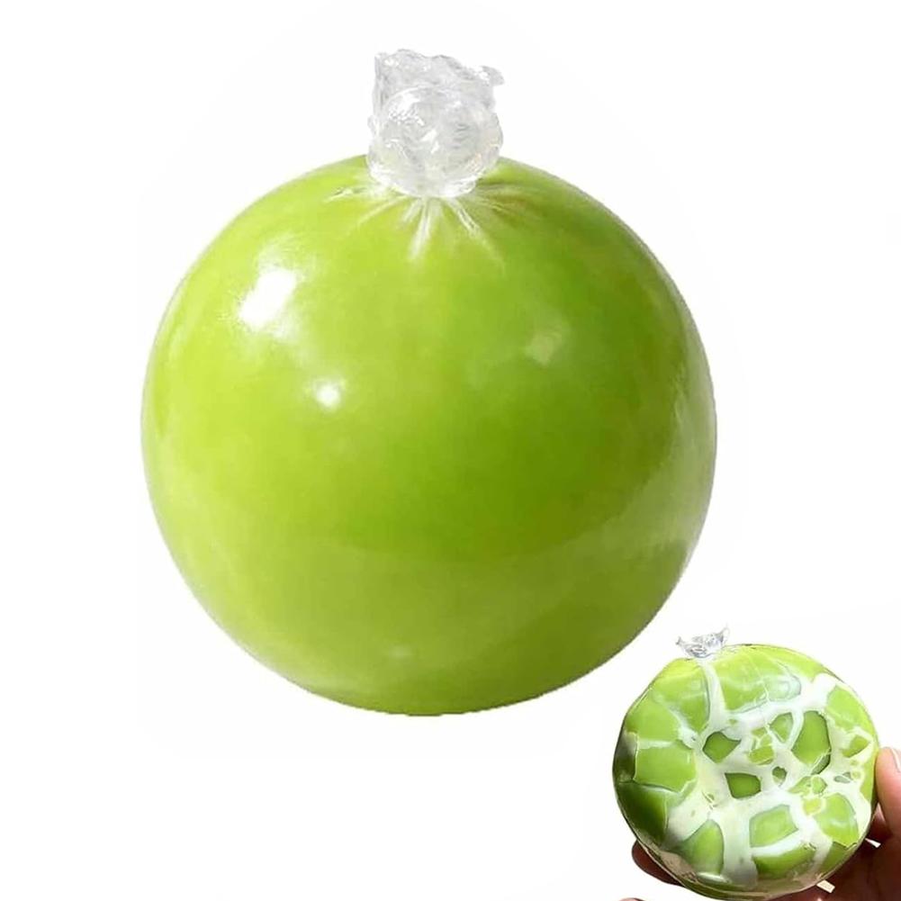 Crunchy Grape Squishy Toy Stress Relief Squeeze Toy Green Grape Crispy Texture Fidget Toy For Anxiety Adults Gift