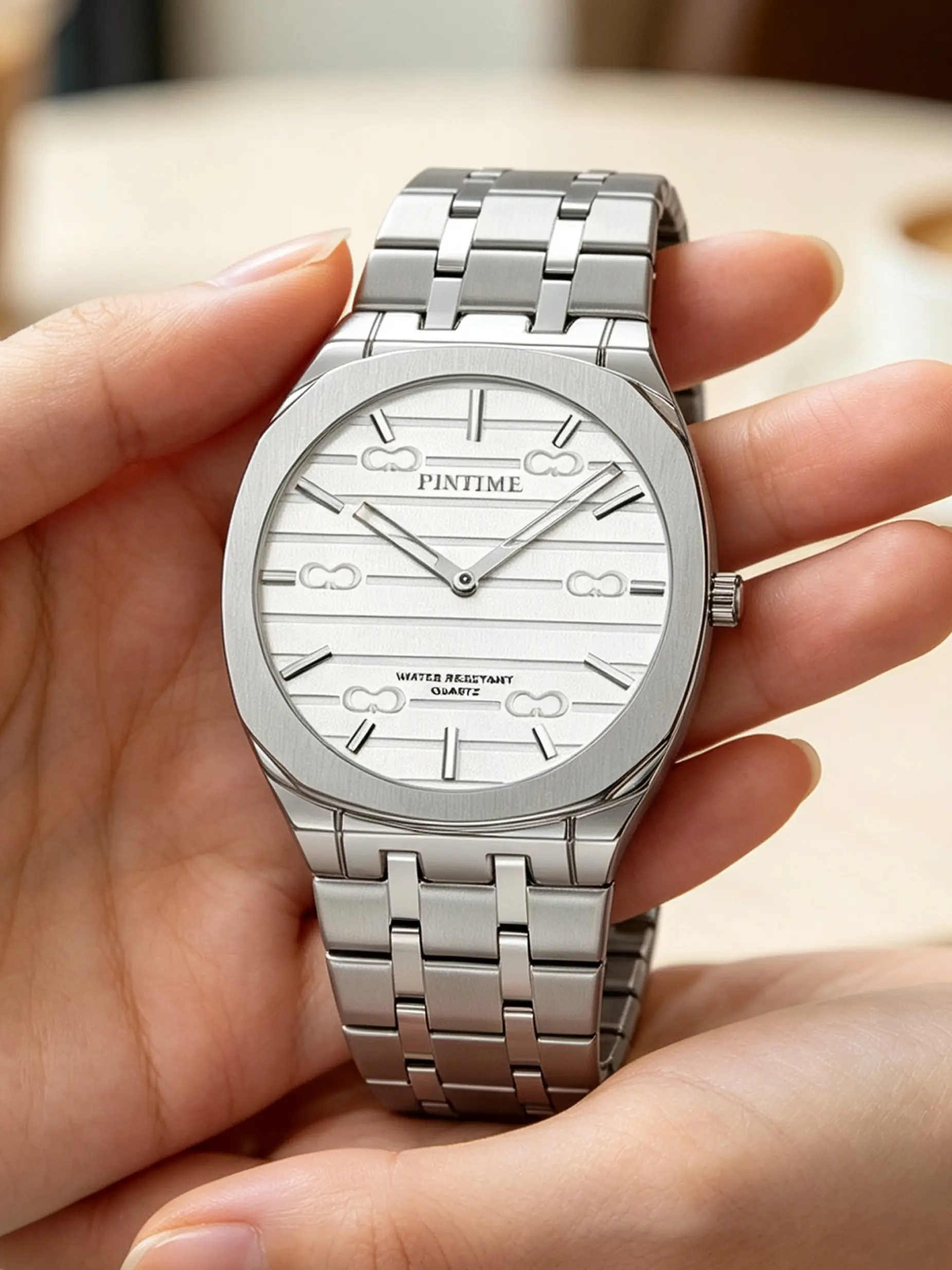 Men's Quartz Watch, Ultra-Thin Business Casual Analog Watch, Large Dial, Waterproof, Unisex, Perfect for Gifts, Valentine's Day, Father's Day