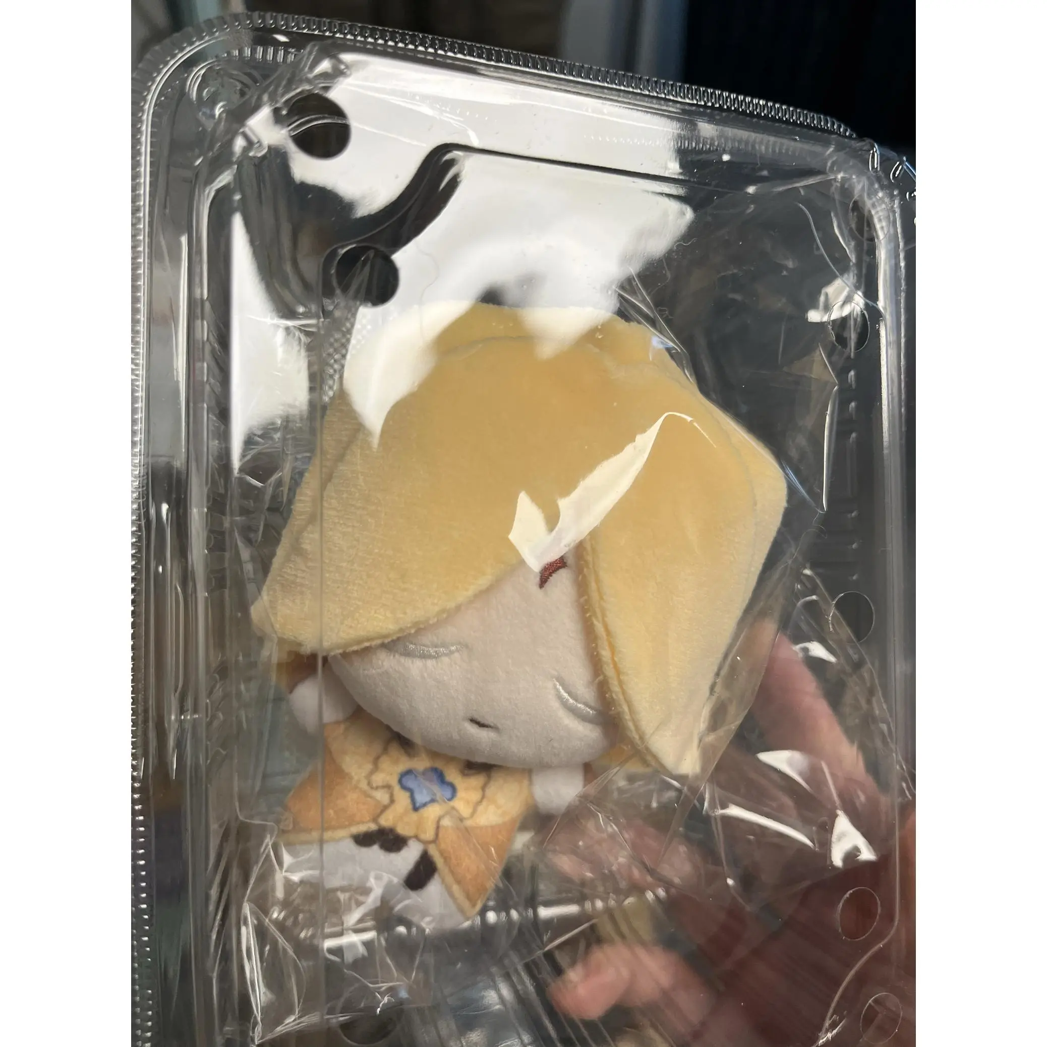 10cm Game Cookie Kingdom Pure Vanilla Cookie Kawaii Cosplay Cotton Doll NuNu Body Anime Mini Soft Plushies Toy Figures Fans Gift