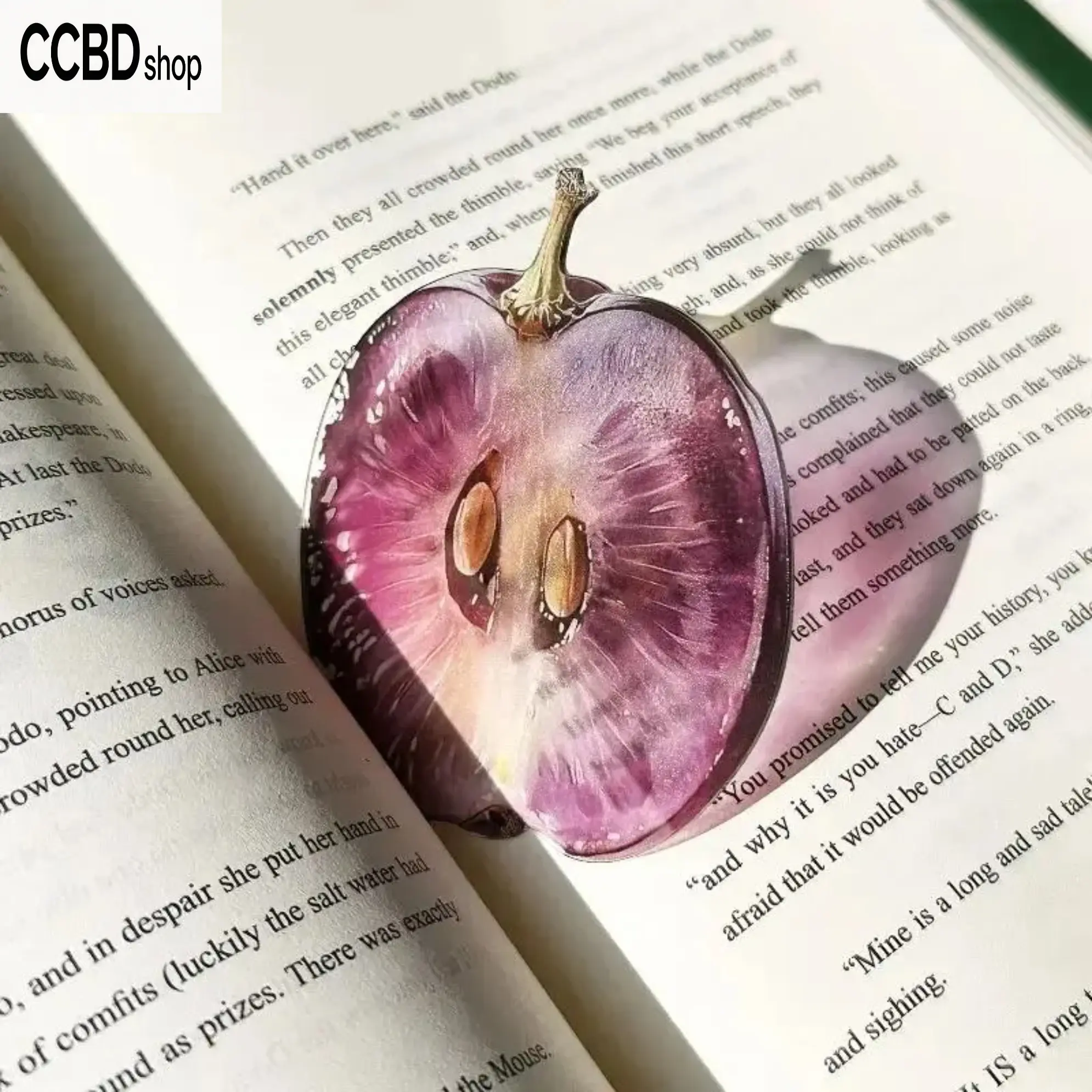 Cute Aesthetic Fruit-Shaped Acrylic Bookmarks with Semi-Transparent Page Marker, Lightweight Reading Accessory for Journaling & Back to School, Stainless Steel Layered Cross Necklace Punk Style last supper multifunctional elegant flower pendant necklace