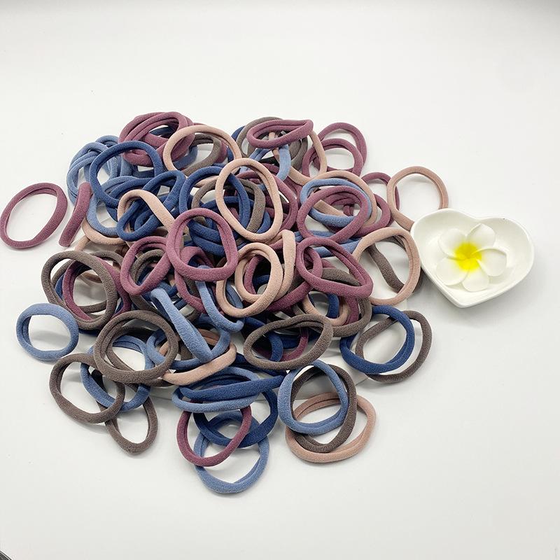 Cute headband, high elasticity, durable rubber band for tying hair, high ponytail, no damage to hair, no trace hair accessories