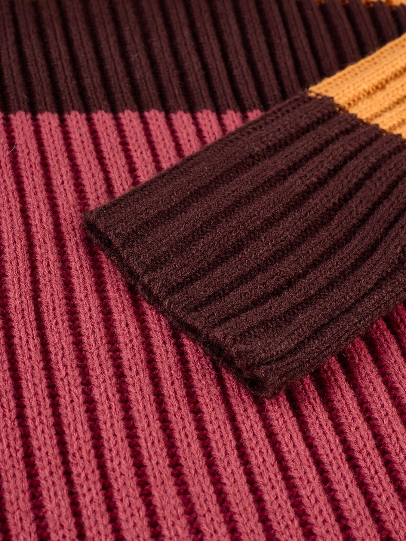 Elegant Women's Colorblock Knit Dress, High Neck Long Sleeve Mermaid Dress, Worn Alone or Layered, Fashion Fall & Winter Clothes