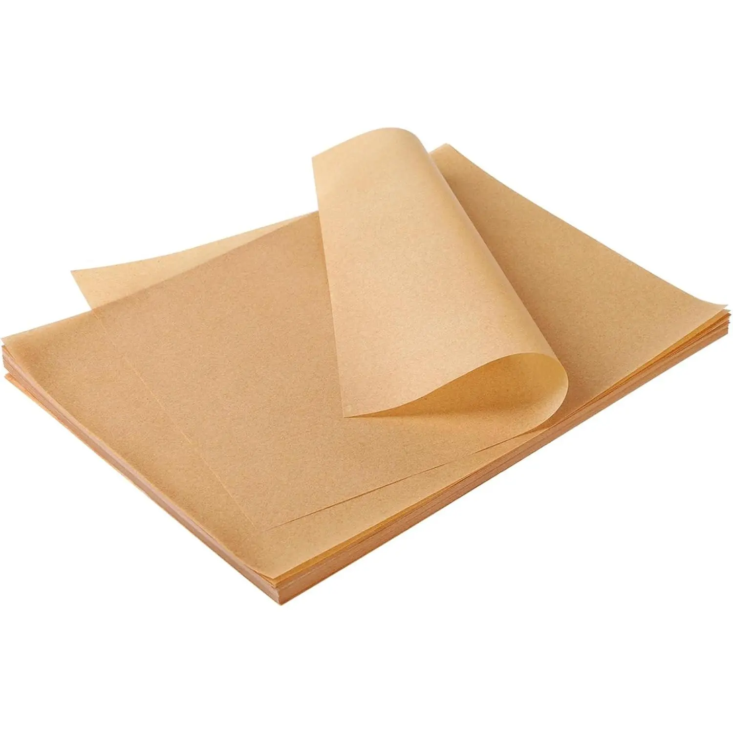 200 count 9x13 Inches Unbleached  Paper, Precut and Non-Stick  Paper Sheets for Baking, Oven, Pan Cooking