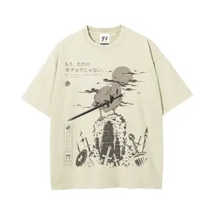 Yuki Matsushima Unisex Graphict Washed T-Shirt Personalized Pattern Y2k Clothing Round Neck Washed T-Shirt,Women's Clothing 100% Cotton, Menswear, Top, Vintage Style,Summer Casual Oversized