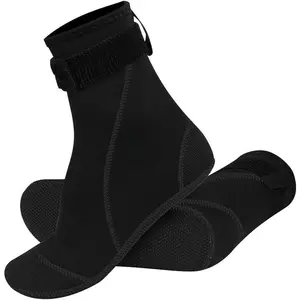 Neoprene Water Socks, Winter Fleece-Lined Warm Wetsuit Winter Socks for Scuba Diving Snorkeling Surfing