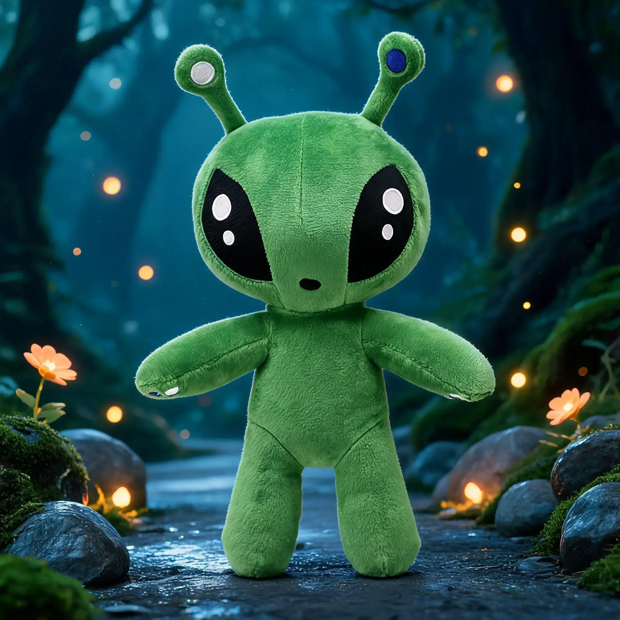 Creative Alien Plush Toy Figure Decoration, Soft Stuffed Doll, Huggable Collectible, Stuffed Animal Gift, Perfect Gift for Friends, Unique Present Idea, Fun and Quirky, Soft Cuddly Gift