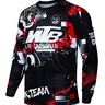 Men's MTB Mountain Bike Long Sleeve T-Shirt, Cycling Shirt, Cycling Sports Wear, Graffiti Eagle 'live the Pain' Print, Quick-Dry Top, Casual Sporty Top, Casual Loose Fit, All Seasons, Sportswear Clothing