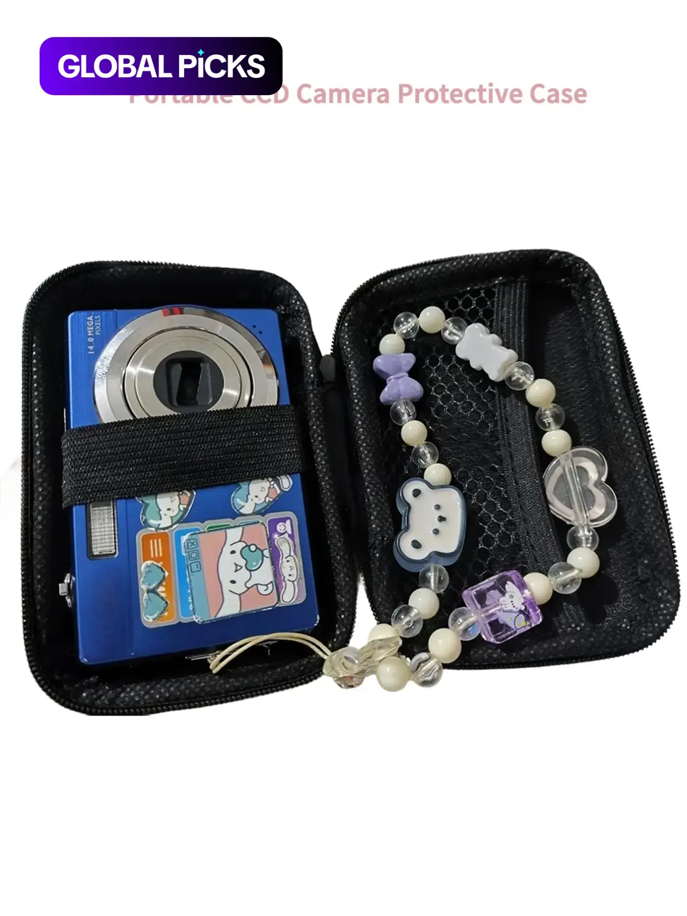 Portable CCD Camera Protection Case, Compact Design for Outdoor Photography, Travel Essential, Gift for Christmas and Thanksgiving #GLOBAL PICKS