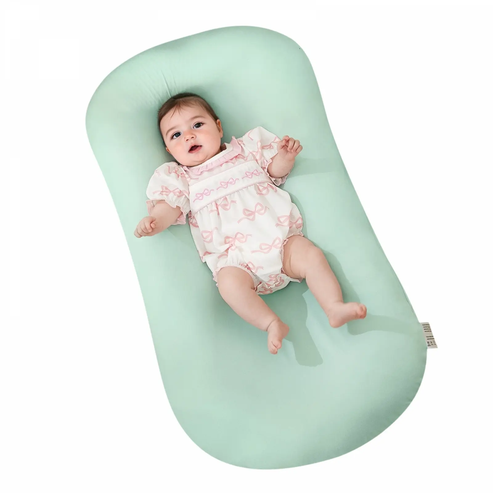 FOCUSNORM Baby Lounger Cover Baby Nest for Newborn Baby, Baby Bed Cover Portable Newborn Washable Lounger for Traveling and Napping