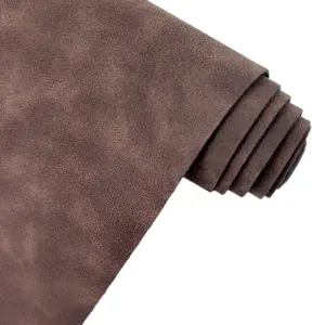 Soft Artificial Suede Fabric Roll 12x54 Inches, Synthetic Leather Faux Suede for Clothing, Shoes, Sewing Crafts, DIY Supplies