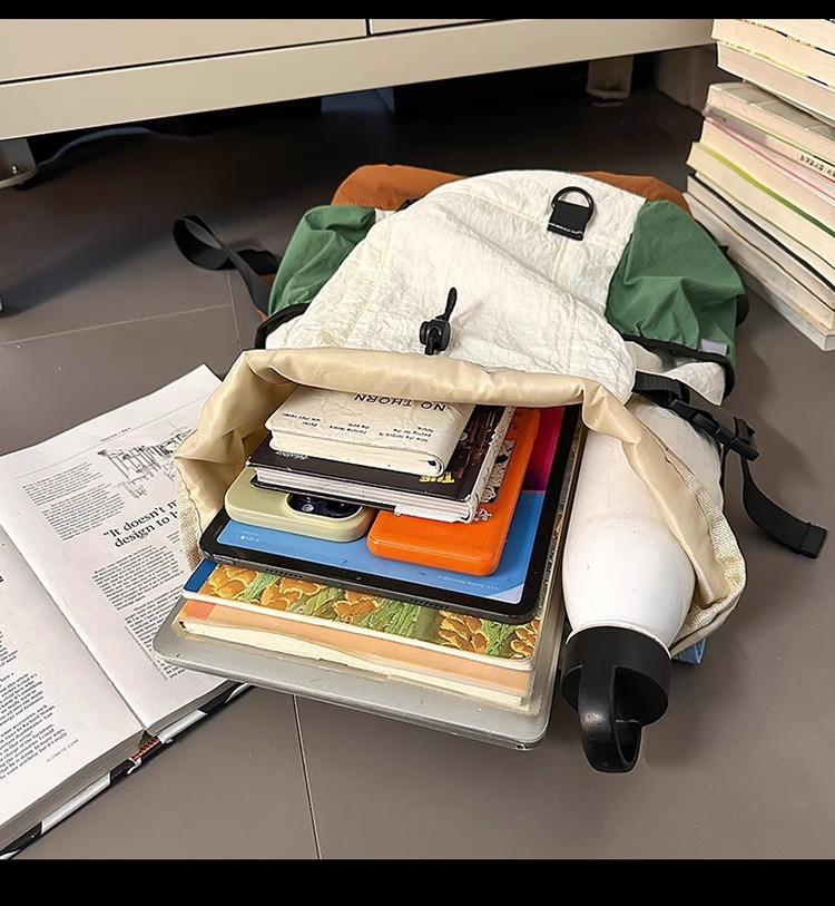 New Korean-style trendy and cool large-capacity children's backpack for travel, outdoor hiking, and kindergarten use for boys and girls