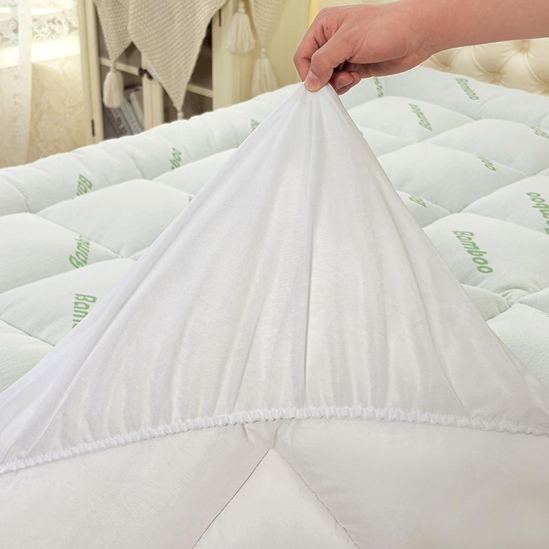 Extra Thick Mattress topper  8-21 Inch Deep Pockets Soft on Skin, Breathable Polyester Machine Washable and Comfortable Cooling Mattress Pad top