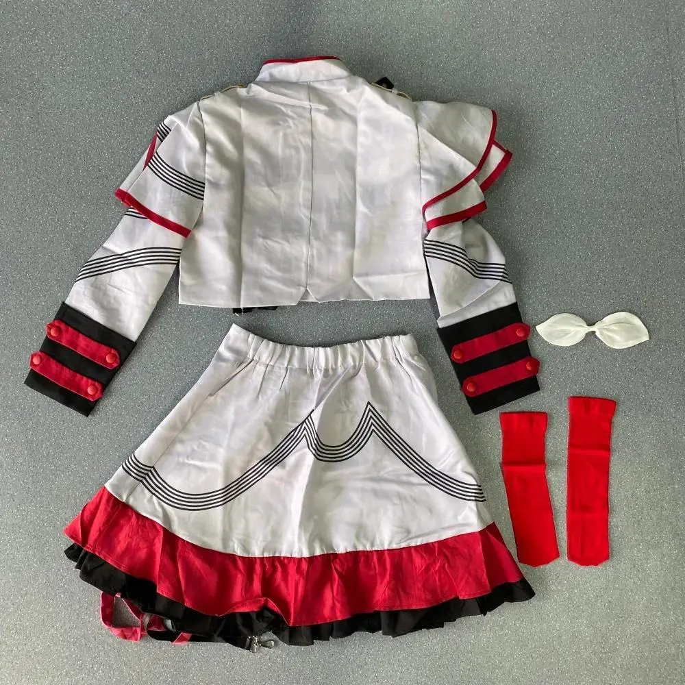 Kasane Teto Cosplay Costume Kasane Teto Uniform Kasane Teto Costumes Masquerade Women Costume and Wig