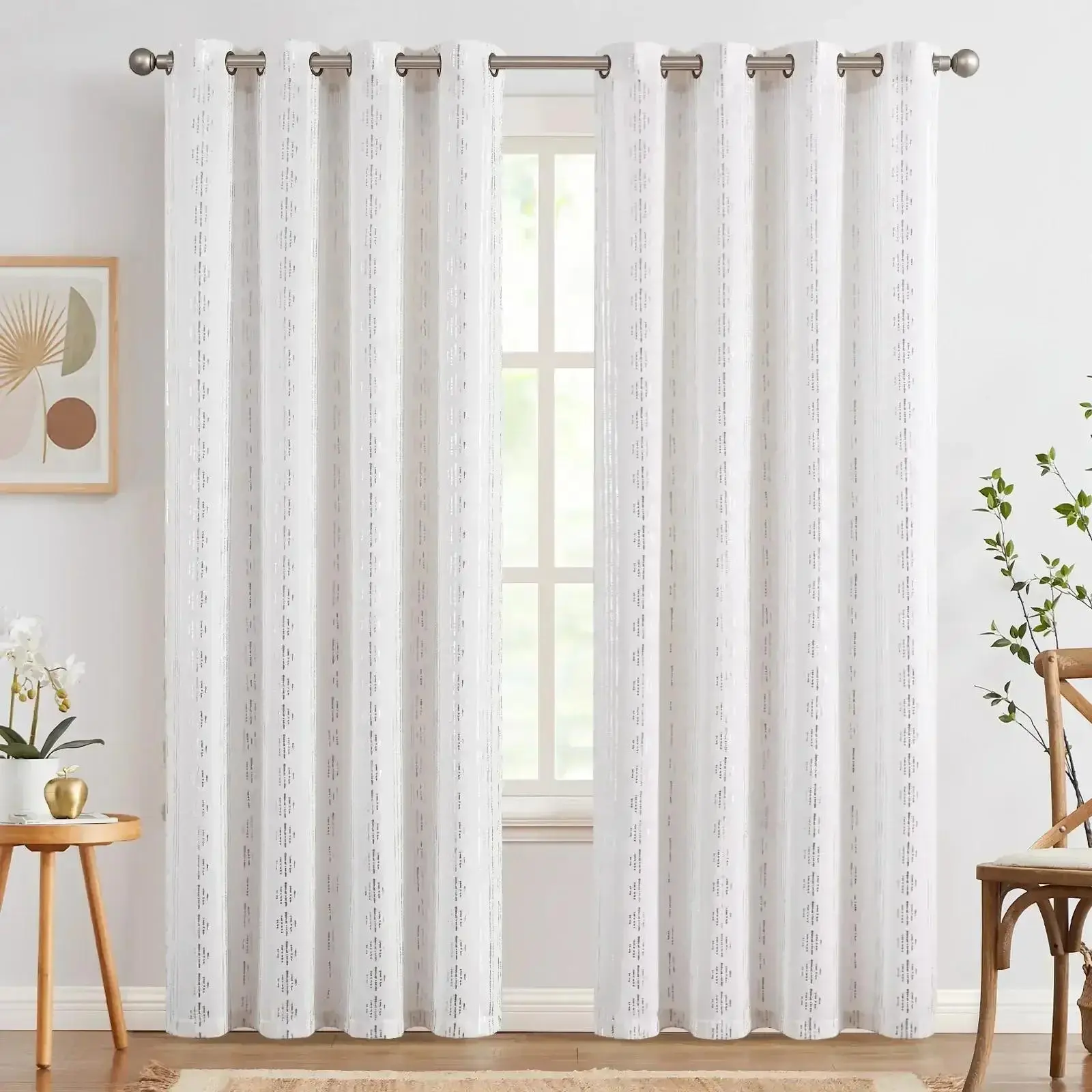 Boho Geometric Stripe Curtains