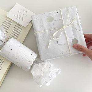 White Glitter Tissue Paper for Gift Bags 36 Sheets 14x20 Inch - Recyclable Wrapping Paper for Weddings, Birthdays, Party & Festival Decorations DIY Craft Supplies