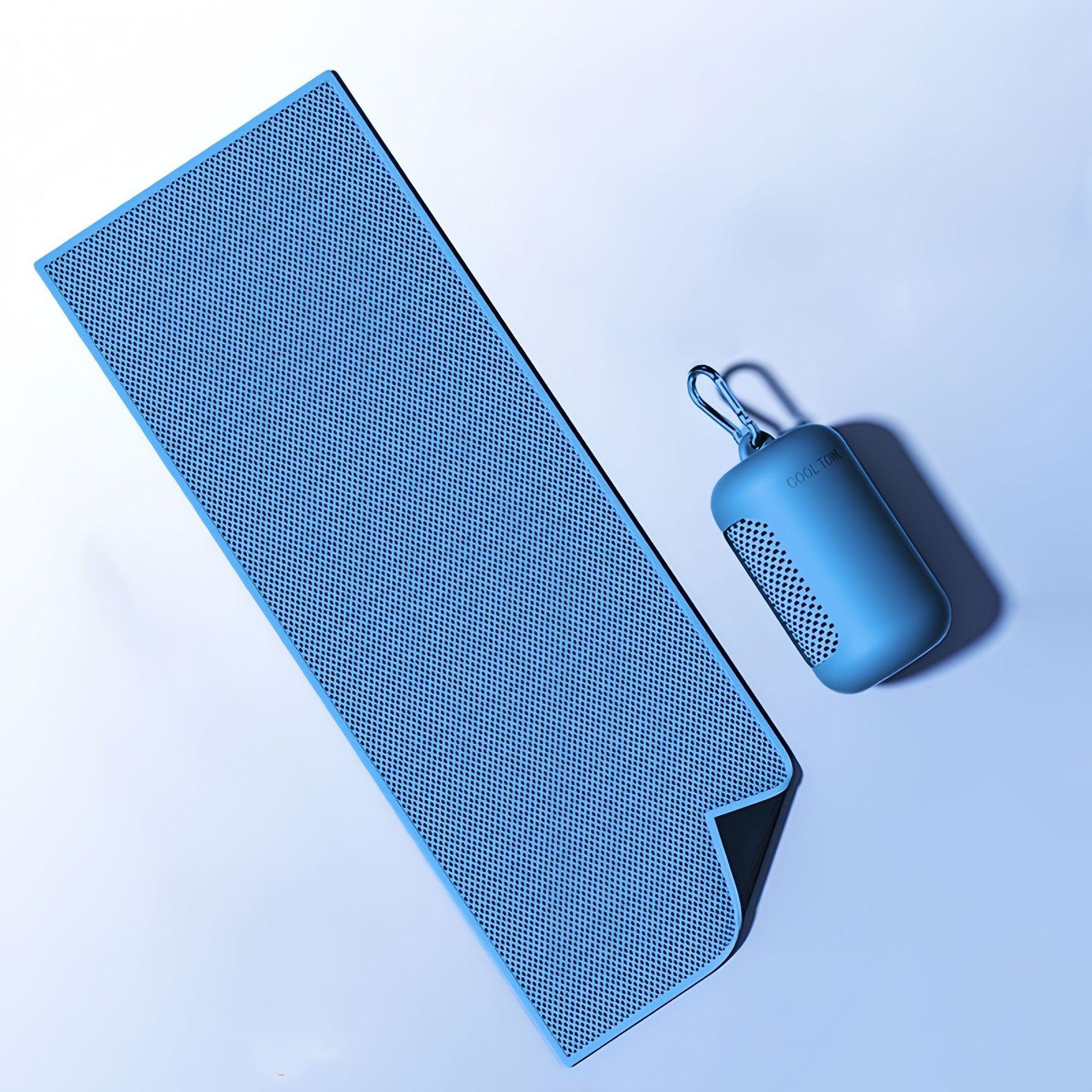 Silicone cover summer cold sports towel outdoor ice fitness running cold towel ice silk quick drying cooling ice towel