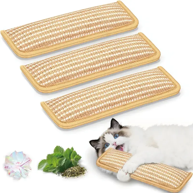 Interactive Catnip Chew Toy with [6000mg A+ Organic Catnip], Soft Sisal Material Scratching and Kicker Cat Toys for Indoor Kittens, Drives Bored Cats Crazy with Fun # SummerVibes