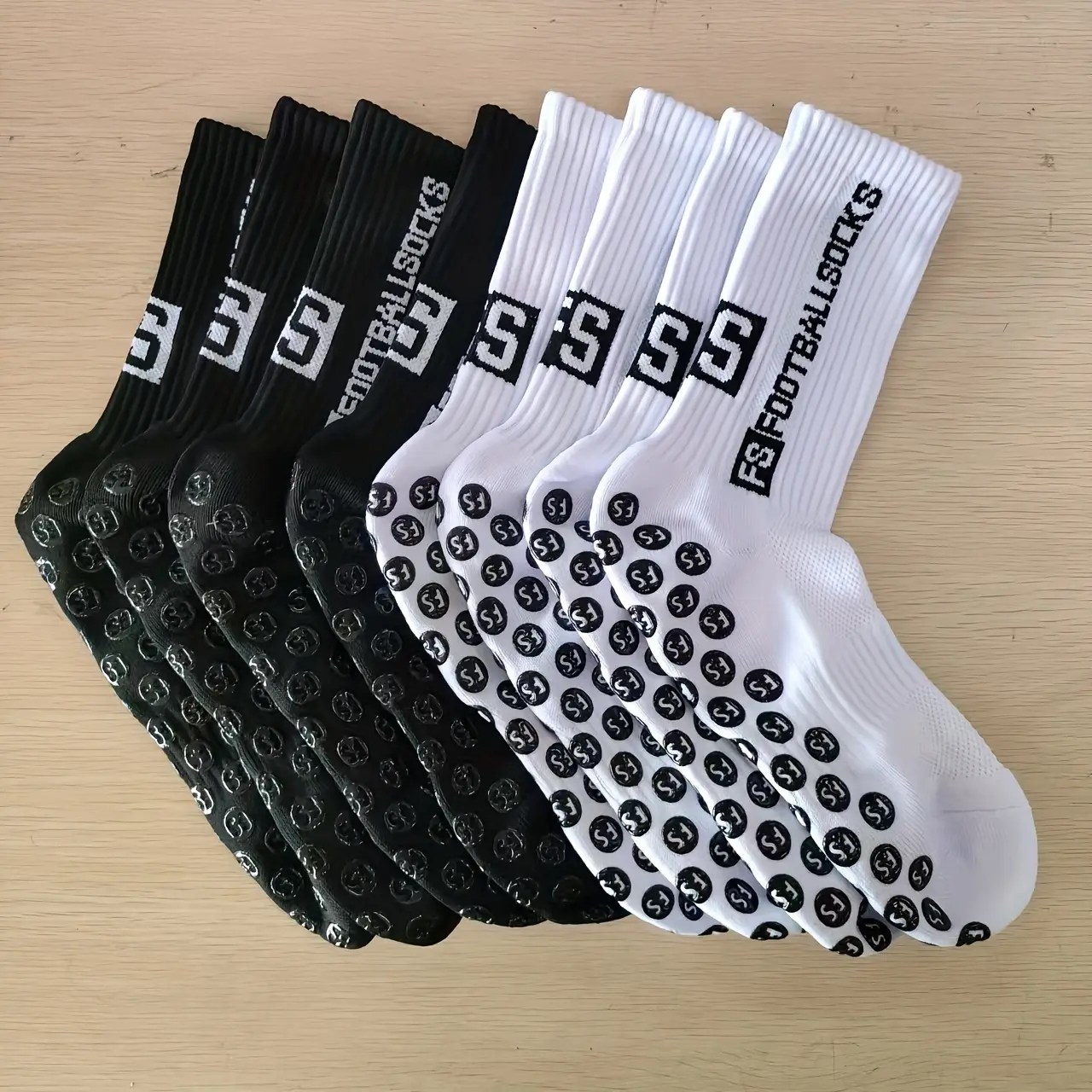 2/5Pairs Breathable, Non-Slip Football Socks for Daily Training, Durable And Shock-Absorbing, Suitable for Both Men And Women