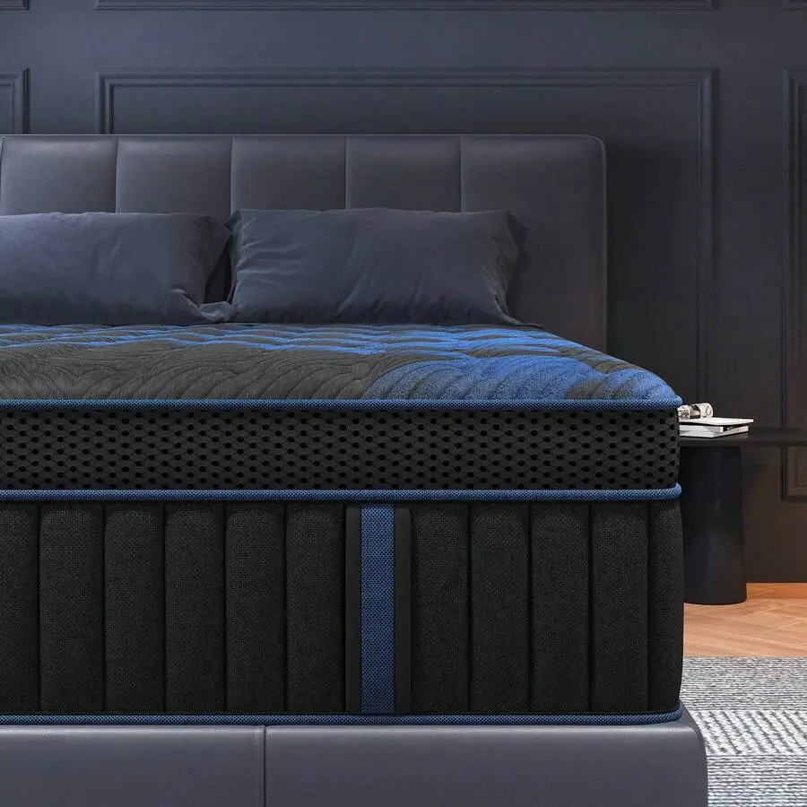 Duchess Luxury 12-Inch Mattress in a Box - Pocket Spring & Gel Memory Foam, Medium Firm, Motion Isolation, Edge Support (Twin, Full, Queen, King Sizes)
