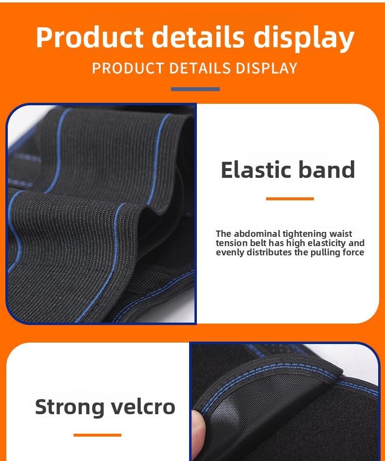 Self-heating magnetic therapy waist support belt for lumbar disc strain, adult-specific, summer breathable waist support