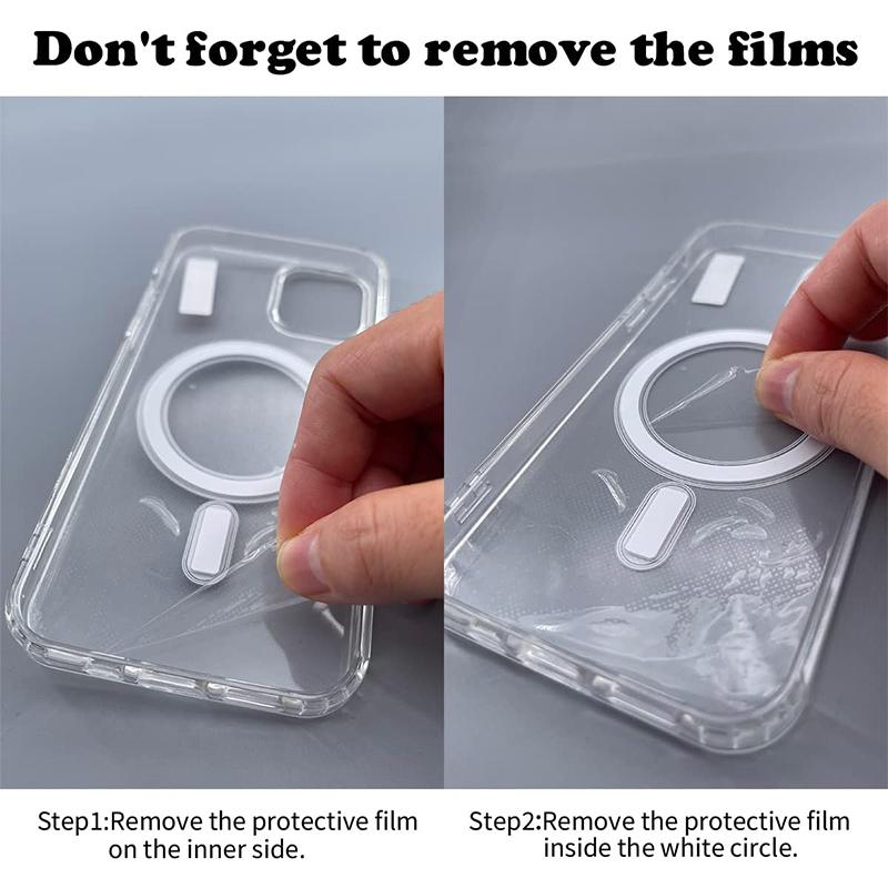 Cow Print Corner Pattern Magnetic Phone Case for IPhone 17 Pro Max 16 Plus 15 14 13 12 11 Air E Plus Non-Yellowing Clear Crystal Drop-proof Slim Silicone Shockproof Transparent Acrylic Cover Supports Wireless Charging