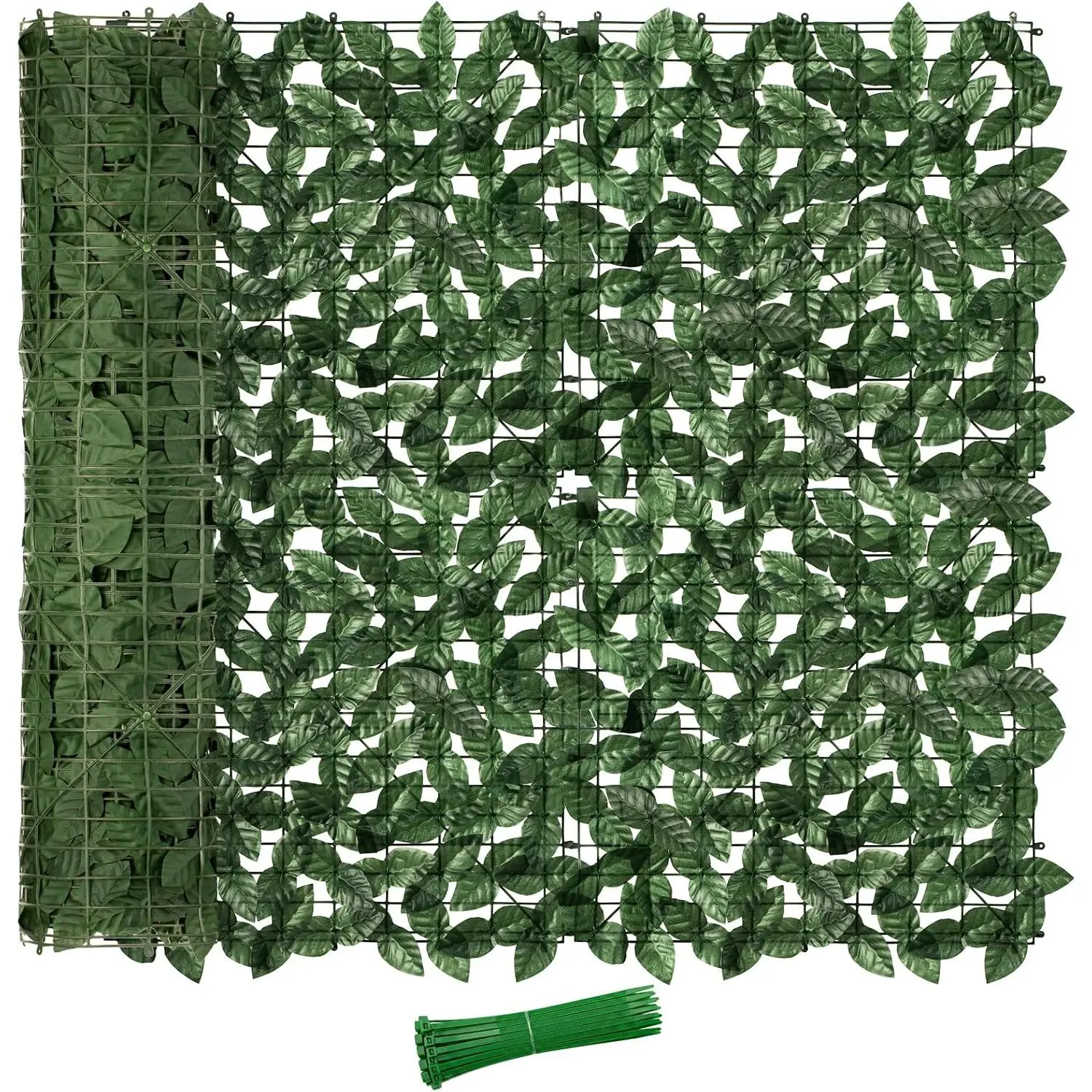 120"x40" Artificial Ivy  Fence Screen UV-Anti 33.3SQFT | Dense Faux Hedge Vine Cover, Greenery Backdrop with Leaves for Patio Balcony Garden Outdoor & Indoor Decor