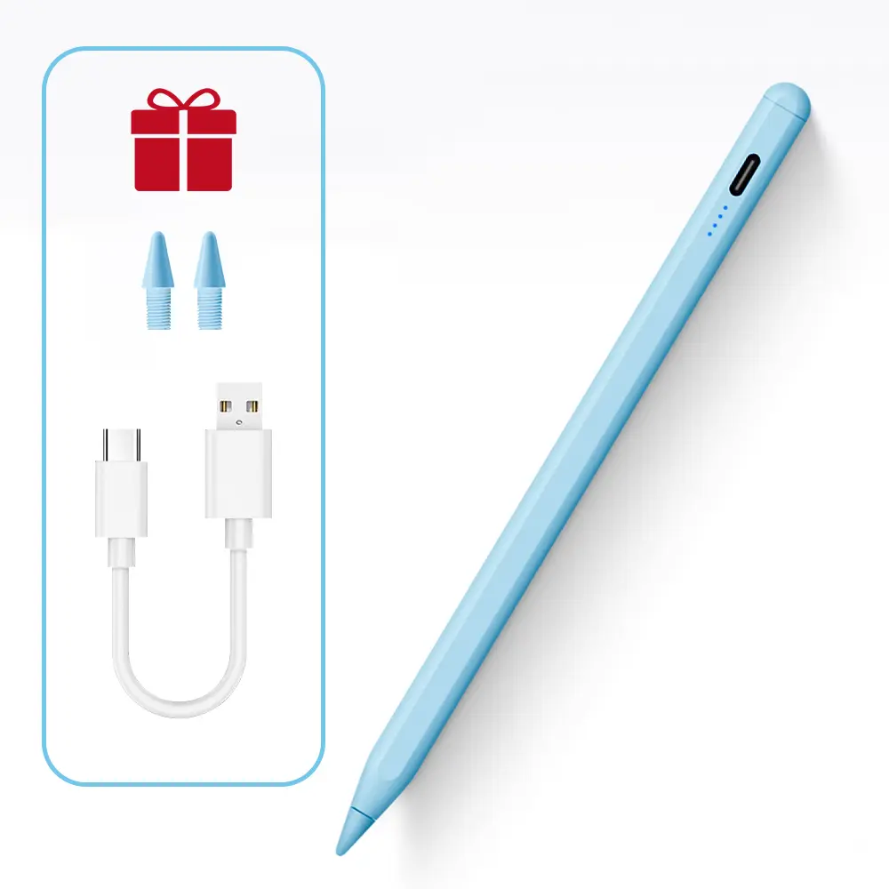 Pencil for Apple iPad with Palm Rejection Stylus Pen for iPad Air M2 Pro 13 Pro 12.9 10 Gen 7th 8th 9th 10.2 for iPad Pencil
