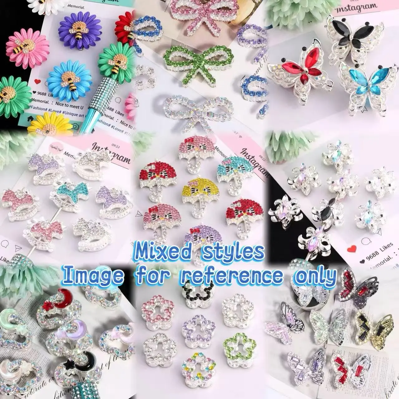 Sage-P30-Mix Styles Metal Fancy Beads 1pc per bag