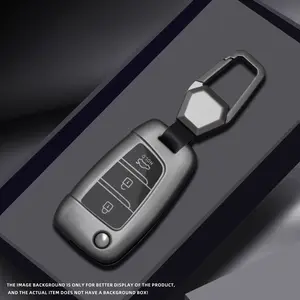 Tpu Car Smart Key Cover Case Shell Fob for Hyundai Elantra Solaris 2017 Santa Fe Verna Tucson I35 I40 Genesis, Durable Keychain Accessory