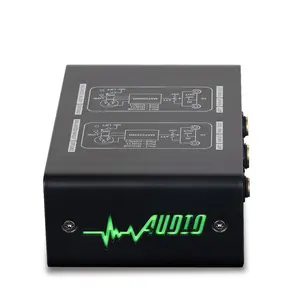 1PCS Audio Signal Isolator Multi-channel XLR 6.35mm High Impedance Output Isolator