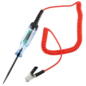 Test Light Automotive,Digital LED Circuit Tester 3-48V DC  Electrical Test Pen with  Clip and Long Steel Probe,Continuity  Fuse Tester for  SUV RV Checker