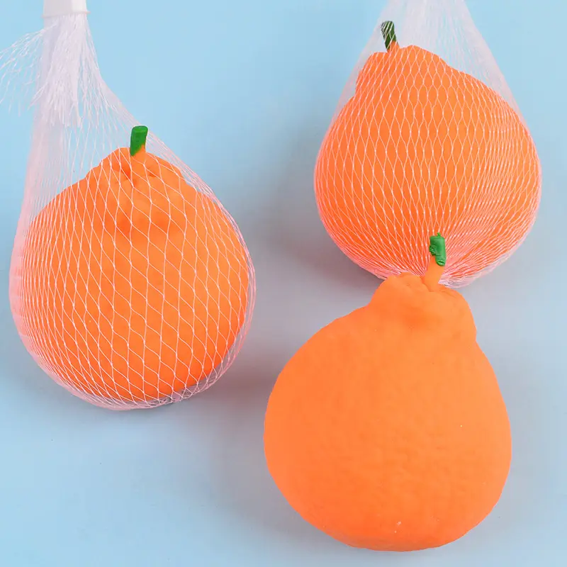 Satisfying Squeeze Fruit Fidget – Hilarious Ugly-Cute Orange Stress Ball, Ultra-Soft & Tactile Sensory Toy for Focus, Fun Desk Accessory & Gift