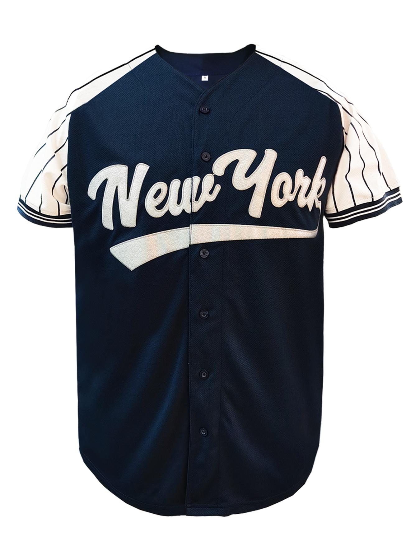 Men's#99 Letter & Number Embroidered Baseball Jersey, Casual Breathable Short Sleeve Baseball Top forTraining Competition Party, Unisex Sportswear for Spring & Fall, Jersey Shirts, Apparel Jersey, Mens Clothing, Jersey Tops, Athletic Training Apparel